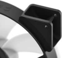 Fractal Design Prisma AL-18 PWM 180mm rendszerhűtő - Fekete (2db/csomag)