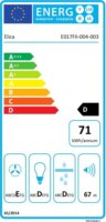Elica ERA C BK/A/52 beépíthető Páraelszívó