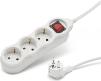 Delight Hálózati elosztó 3 aljzat kapcsolós 5m