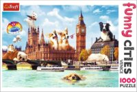 Trefl Crazy cities Kutyák Londonban - 1000 darabos puzzle