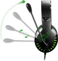 Spirit of Gamer PRO-H3 Xbox Edition Vezetékes Gamer Fejhallgató Headset - Fekete/Zöld