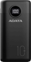 Adata P10000QCD Powerbank 10000mAh 18W (1,5-3A / 5-12V) - Fekete