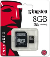 Kingston Industrial Temp 8GB microSDHC UHS-I CL10 Memóriakártya + Adapter