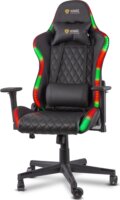 Yenkee Stardust RGB LED Gamer szék távirányítóval - Fekete