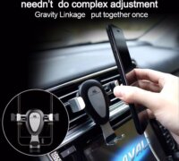 Maclean MC-324 Univerzális Mobiltelefon autós tartó - Fekete