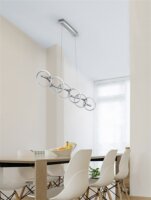 TRIO 370910606 Olympus 450lm függesztett LED lámpa - Króm