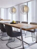 TRIO 305900130 Boolan 60W E27 függesztett lámpatest - Fa