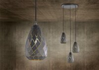 TRIO 301300342 Onyx 3x E27 függesztett lámpatest - Antracit