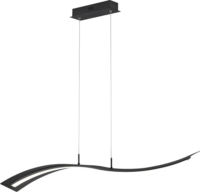 TRIO 324610132 Salerno 3500lm függesztett LED lámpatest - Fekete