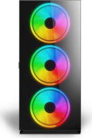 Savio Prime X1 ARGB Számítógépház - Fekete