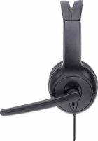 Manhattan 179874 Mono USB Headset Fekete