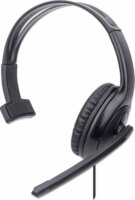 Manhattan 179874 Mono USB Headset Fekete