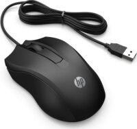 HP 100 USB Egér - Fekete