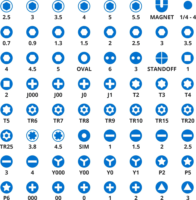 iFixit Mako Precision 64 bitfejes csavarhúzó szett