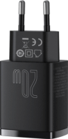 Baseus Compact USB Type-C Gyorstöltő adapter - Fekete (20W)