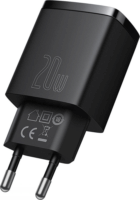 Baseus Compact USB Type-C Gyorstöltő adapter - Fekete (20W)