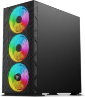 Savio Raptor X1 ARGB Számítógépház - Fekete