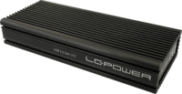 LC-Power LC-M2-C-NVME-2X2 M.2 USB Type-C Külső SSD ház - Fekete