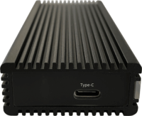 LC-Power LC-M2-C-NVME-2X2 M.2 USB Type-C Külső SSD ház - Fekete