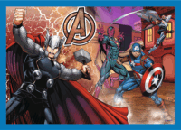 Trefl Bátor bosszúállók - 4 in 1 puzzle