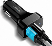 Usams Autós kettős USB töltő (5V / 2.1A)