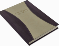 Realsystem PrémiumA A5 2026 Napi naptár - Drapp