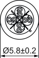 Goobay U/UTP CAT6 Installációs patch kábel 305m - Fehér