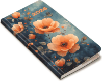 Realsystem Flexi 165 x 90mm 2026 Zsebnaptár - Rózsa