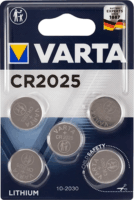 Varta LITHIUM Coin CR2025 Gombelem (5 db / csomag)