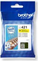Brother LC-421Y Eredeti Tintapatron Sárga