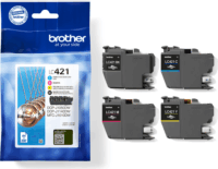 Brother LC-421VAL Eredeti Tintapatron Tri-color + Fekete