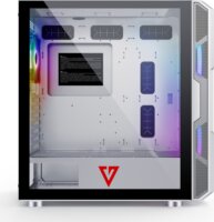 Modecom Amirani ARGB Számítógépház - Fehér