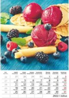 Toptimer 220 x 330mm 2026 Falinaptár - Gourmet