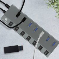 ICY BOX IB-HUB1701-C3 USB 3.0 Hub (7 port)
