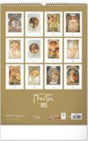 Realsystem 330 x 460mm 2023 Falinaptár - Alphonse Mucha