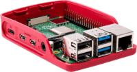 Joy-IT Raspberry Pi 4 B ház - Fehér/Piros