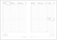 Toptimer Traditional A4 2022 Heti naptár - Bordó