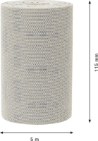 Bosch Expert M480 115mm K150 Orbitális csiszolóháló tekercs