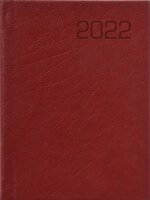 Toptimer Economic 88 x 120mm 2022 Mini zsebnaptár - Bordó