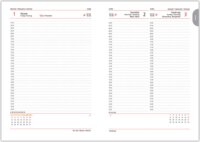 Toptimer Economic A5 2026 Napi naptár - Fekete