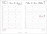 Toptimer Economic B5 2026 Heti naptár - Fekete