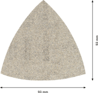 Bosch Expert M480 93mm K80 Delta csiszolóháló (5db)