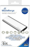 MediaRange 480GB MR1102 USB Type-C Külső SSD - Ezüst