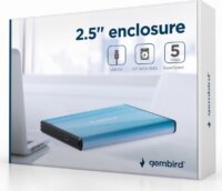 Gembird EE2-U3S-3-B 2.5" USB 3.0 Külső HDD ház - Kék