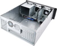 SilverStone RM400 Fekvő rack szekrény 4U 430x439mm - Szürke