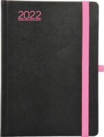 Toptimer Nero A5 2026 Napi naptár - Fekete/pink