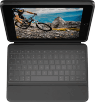 Logitech Rugged Folio Apple iPad 7. és 8. generációs Billentyűzetes tok - Grafitszürke (Angol)