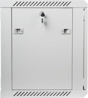 Lanberg 19" fali rack szekrény 9U 600x450mm - szürke