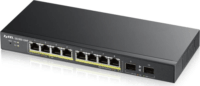 ZyXEL GS1900-10HP Gigabit Smart Managed PoE Switch - Fekete