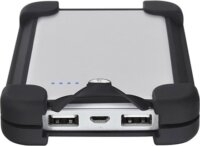 LUXA2 P1-PRO PO-UNP-PCP1SI-00 Powerbank 7000mAh 10,5W (1-2.1A / 5V) - Ezüst/Fekete